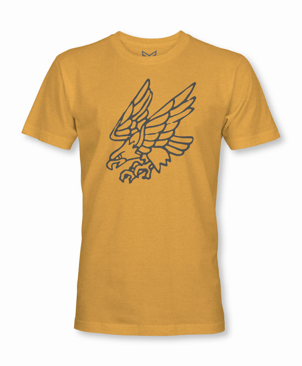 GET AFTER IT TEE - HEATHER MUSTARD